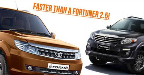 Safari Storme Faster Than A Fortuner
