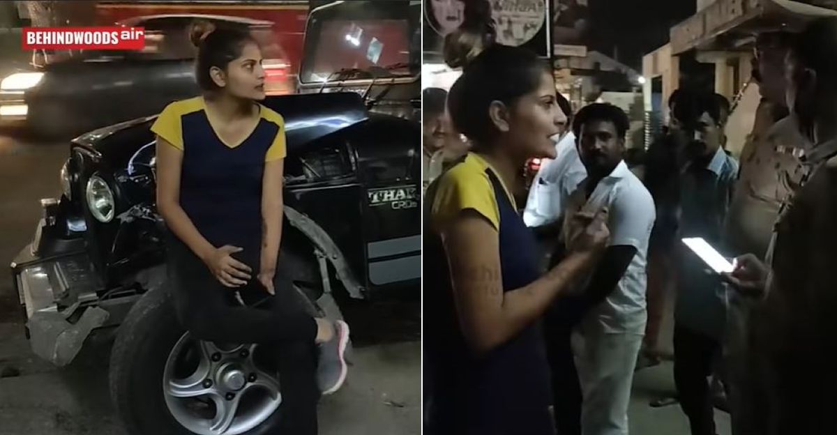 Mahindra Thar में नशे में महिला ने पुलिस अधिकारियों को दी गिरफ्तारी की चुनौती [Video]