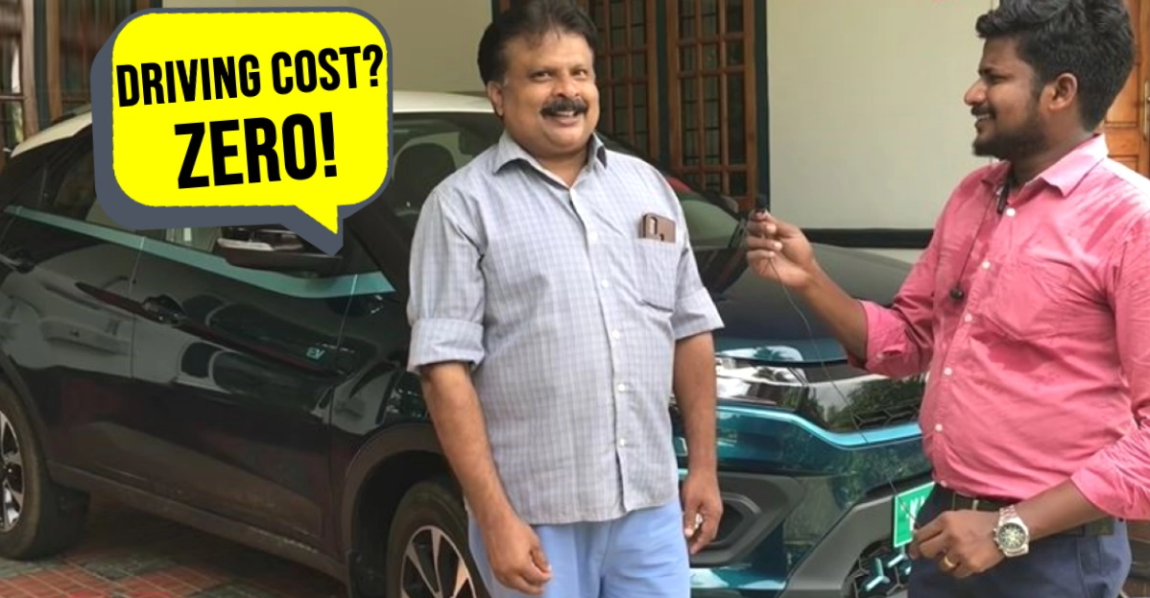 Tata Nexon EV के मालिक बताते हैं कि कैसे वह अपनी इलेक्ट्रिक SUV को रिचार्ज करने के लिए सोलर पावर का इस्तेमाल करता है