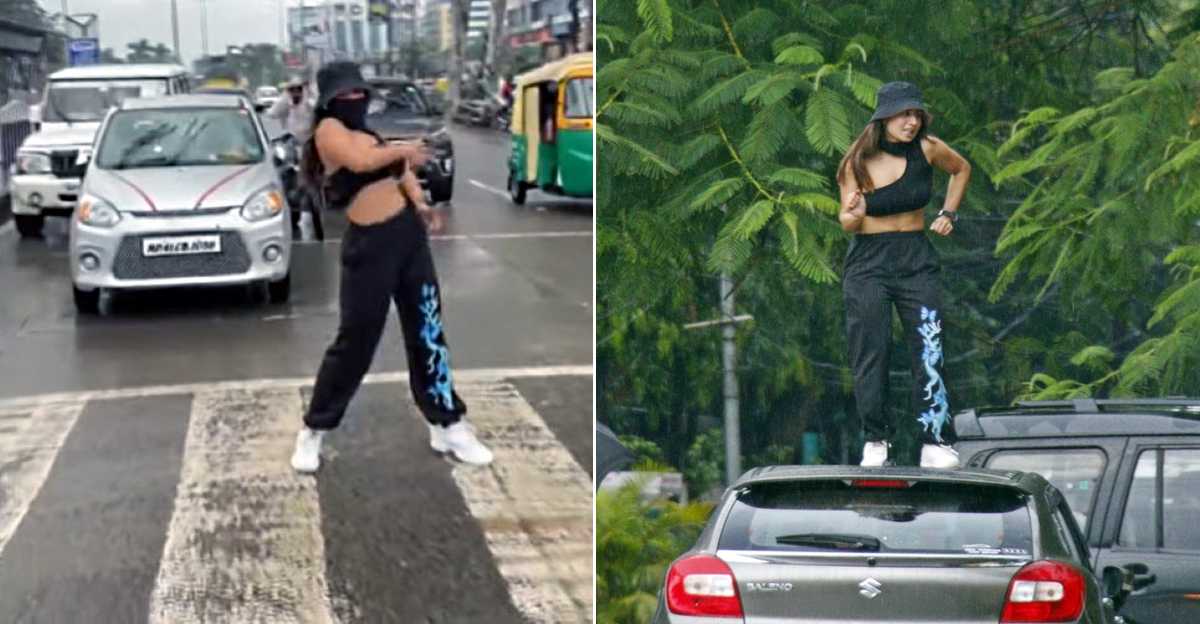 ट्रैफिक पुलिस ने बीच सड़क पर डांस करने पर इंस्टाग्राम influencer को नोटिस भेजा