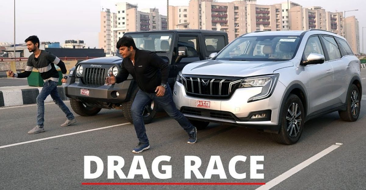 Mahindra Thar और XUV700 में ड्रैग रेस: आशचर्यजनक विजेता?