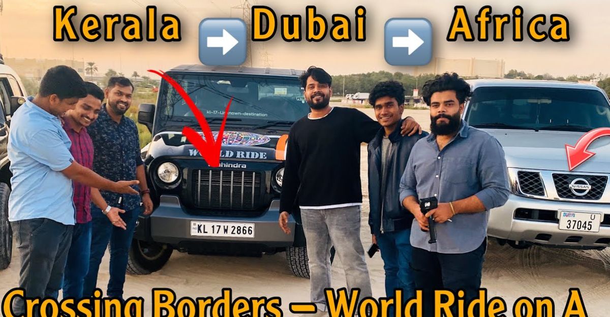 Carnet के रास्ते दुबई पहुंचने वाली भारत की पहली Mahindra Thar: ये है [वीडियो]