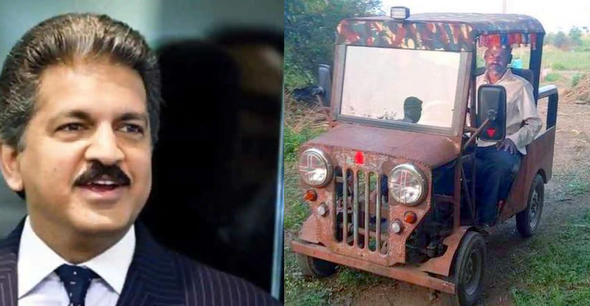 घर की बनी कार से प्रभावित होकर, आनंद महिंद्रा ने इसे बनाने वाले को Bolero उपहार में दी
