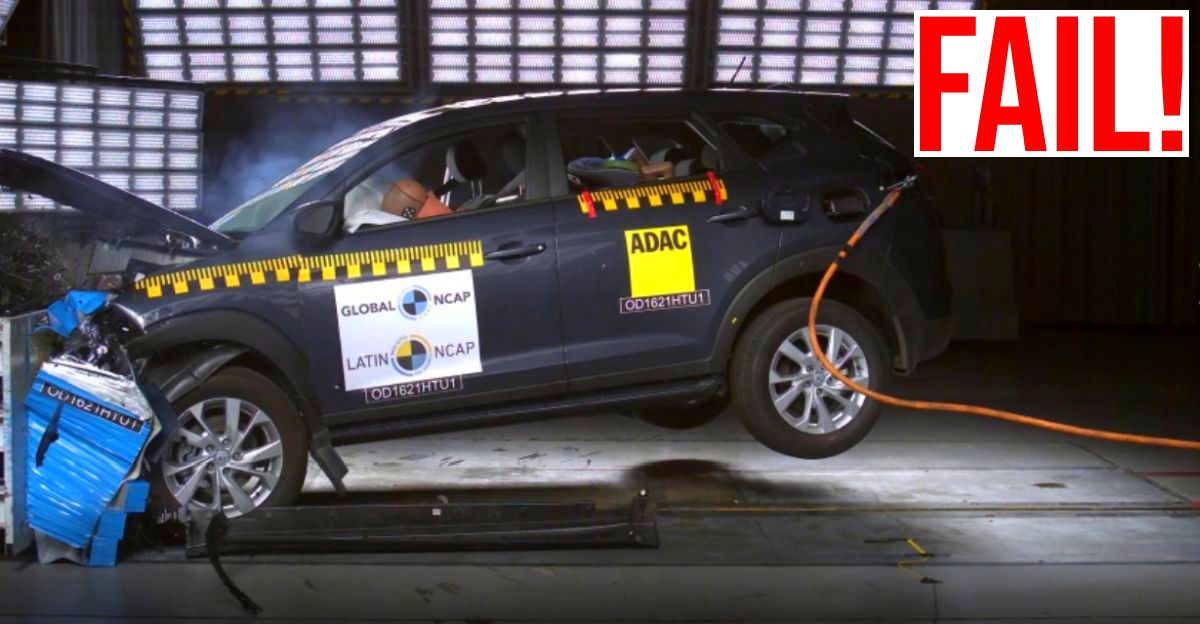 Hyundai Tucson SUV  लैटिन NCAP क्रैश टेस्ट में जीरो स्टार रेटिंग के साथ विफल