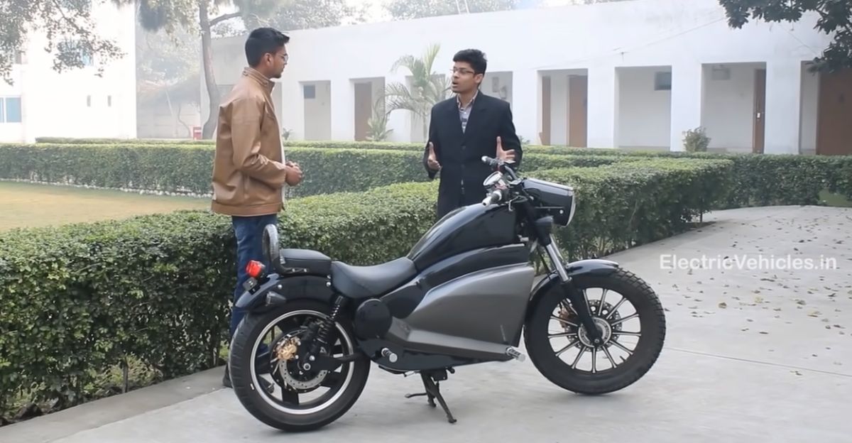 भारत की पहली इलेक्ट्रिक क्रूजर मोटरसाइकिल Mazout: 350 Kms की दावा की गई रेंज