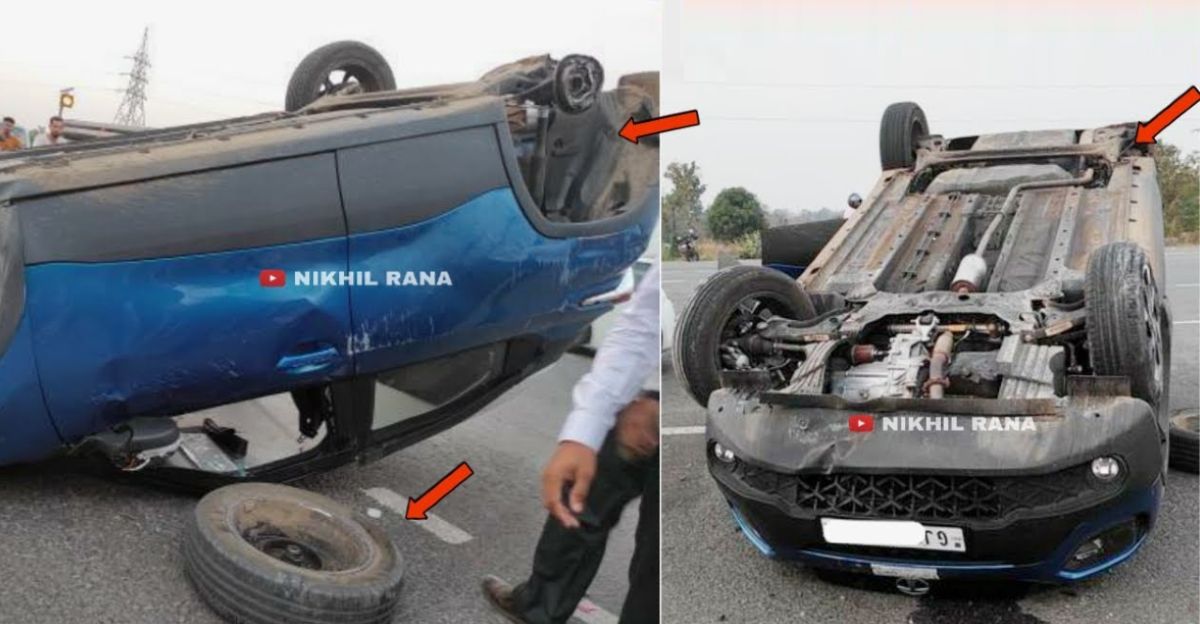 Tata Punch लुढ़क गया लेकिन यात्रियों को बचाया: वास्तविक दुनिया में अपनी 5 Star सुरक्षा रेटिंग दिखाता है