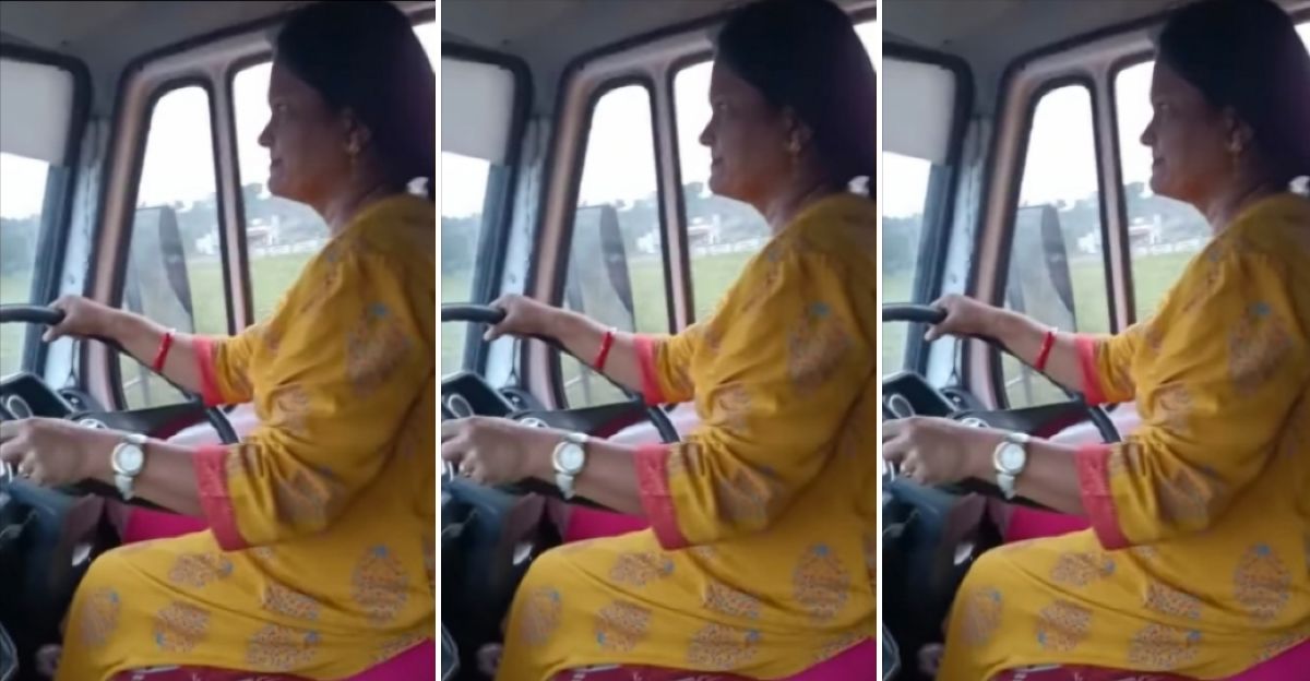 ड्राइवर को बचाने के लिए महिला यात्री ने 10 किमी तक बस चलाई [वीडियो]