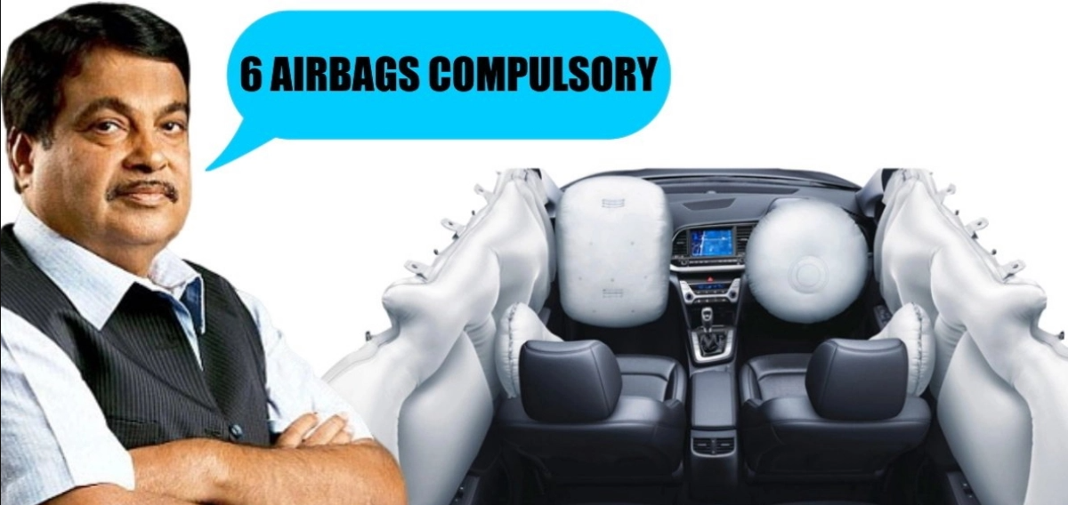 1 अक्टूबर 2022 से कारों में 6 Airbags अनिवार्य किए गए