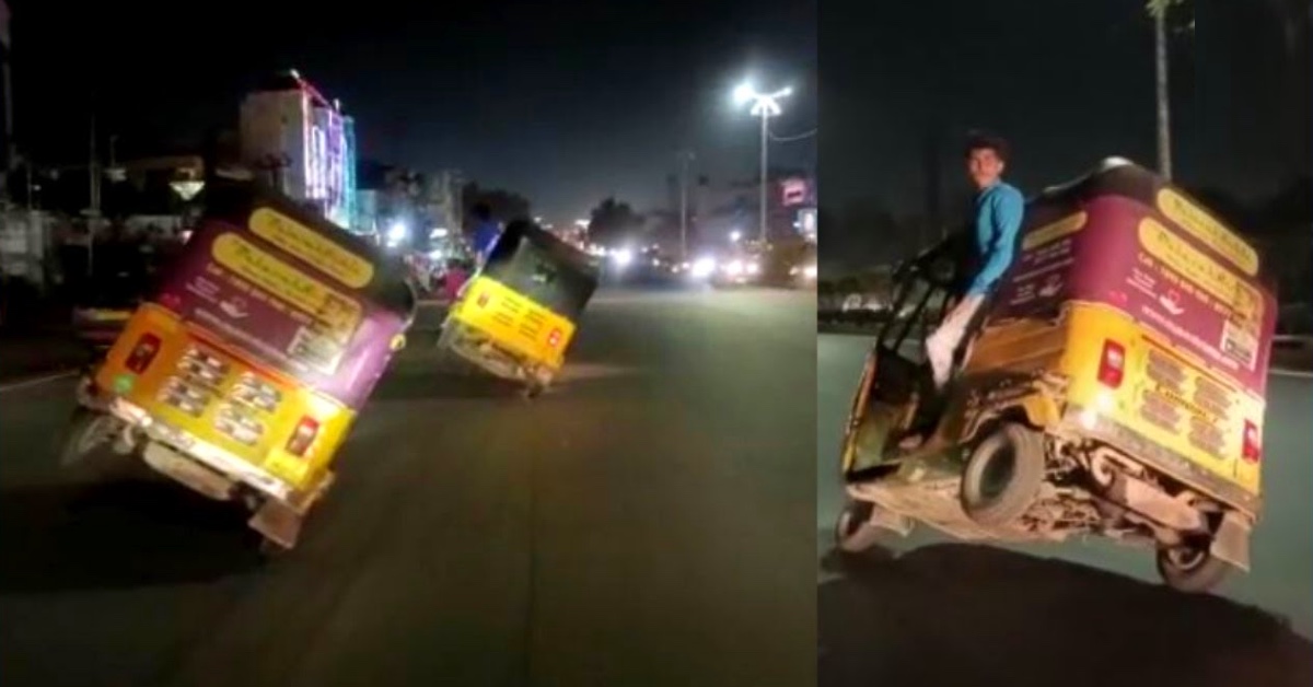 हैदराबाद में ऑटोरिक्शा ड्रैग रेस का वीडियो वायरल: पुलिस ने रेसर्स को गिरफ्तार किया