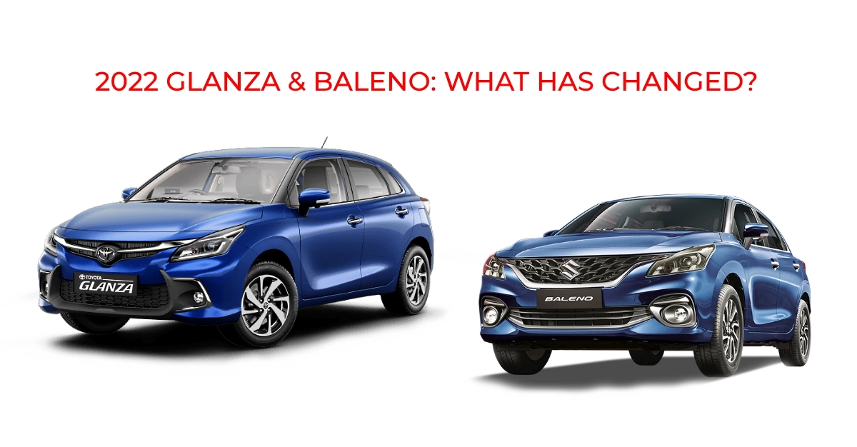 2022 Toyota Glanza और Maruti Baleno: पिछली पीढ़ी में क्या सुधार हैं?