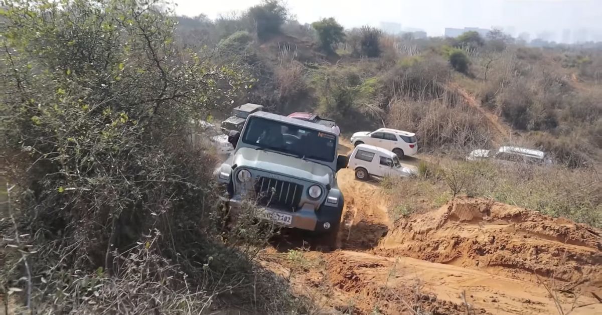 Mahindra Thar, Fortuner, Endeavour, Land Rover Defender & Maruti Gypsy खड़ी चढ़ाई पर [वीडियो]