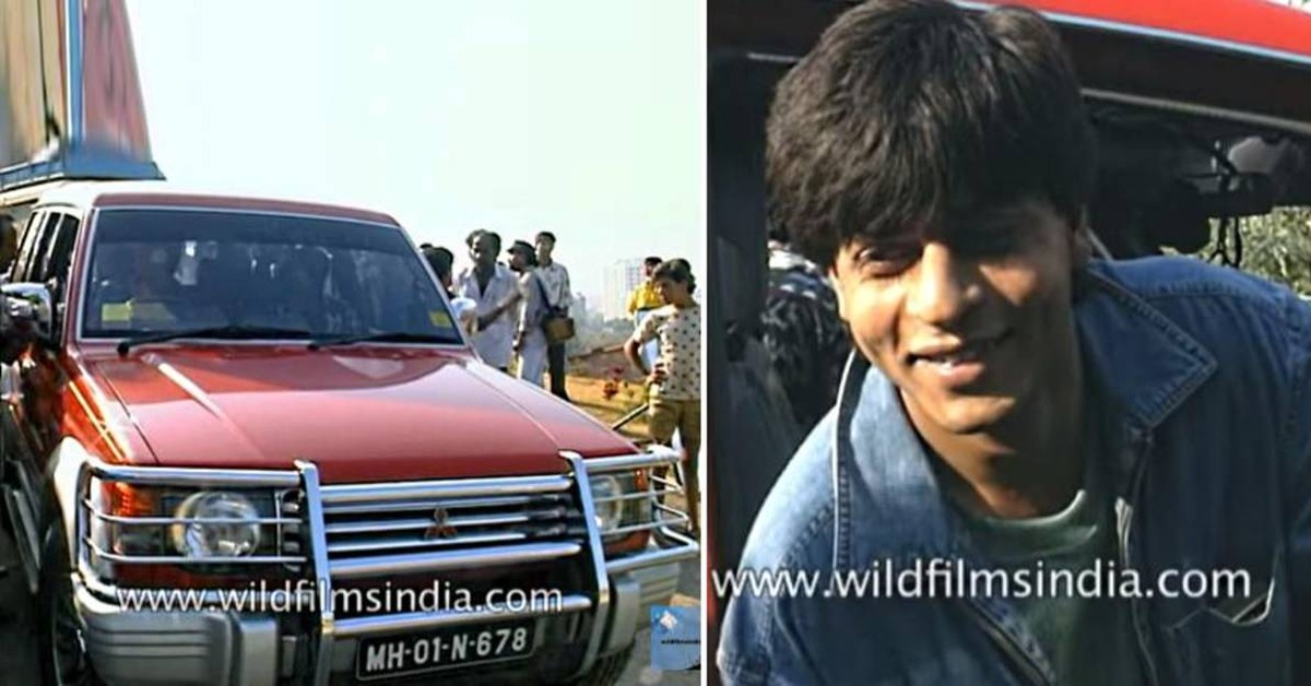 अपनी Mitsubishi Pajero SFX ड्राइविंग करते हुए बॉलीवुड अभिनेता शाहरुख खान की दुर्लभ फुटेज [वीडियो]