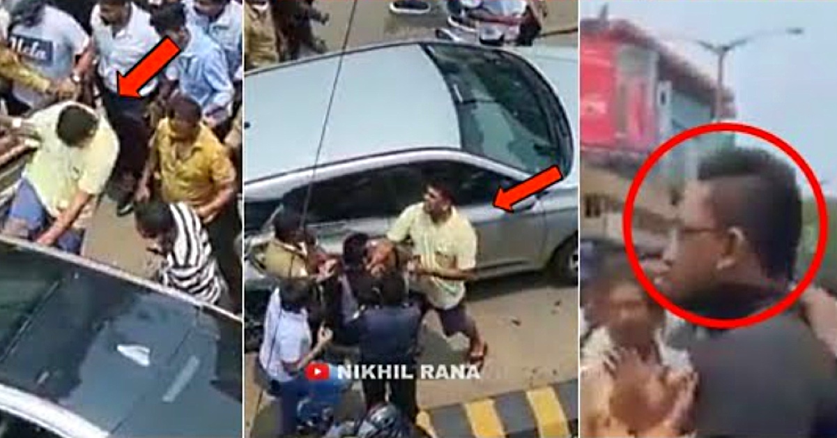 मैंगलोर में तेज रफ्तार दुर्घटना के बाद BMW ड्राइवर की सार्वजनिक रूप से पिटाई [वीडियो]