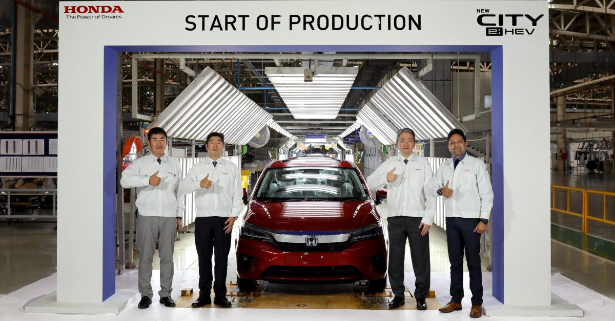 Honda ने City Hybrid का उत्पादन शुरू किया