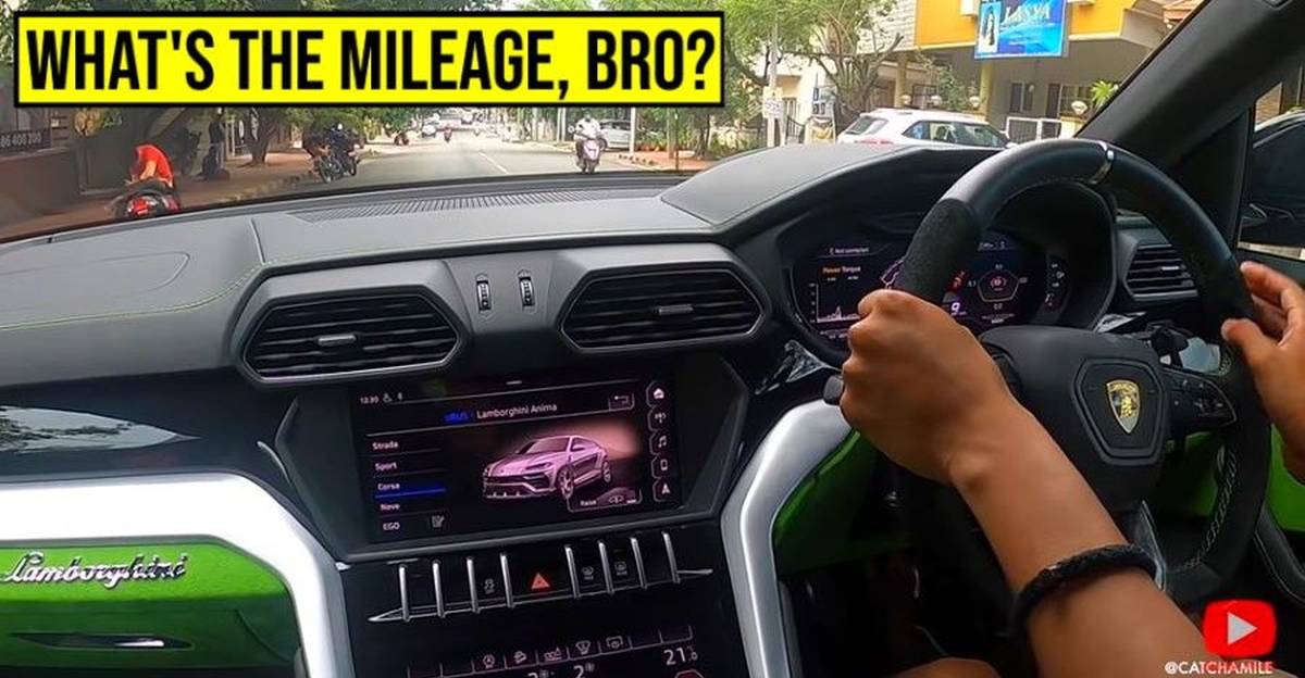 Lamborghini Urus के माइलेज का बैंगलोर की सड़कों पर परीक्षण किया गया [वीडियो]