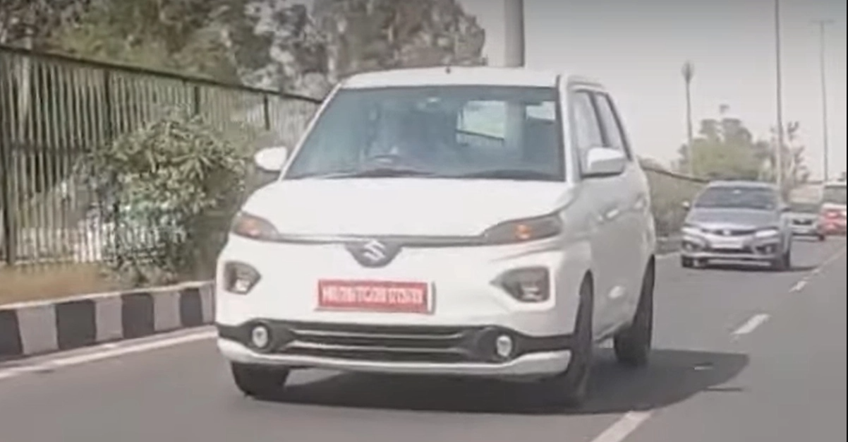 Maruti Suzuki WagonR EV को एक बार फिर टेस्टिंग के दौरान देखा गया [वीडियो]