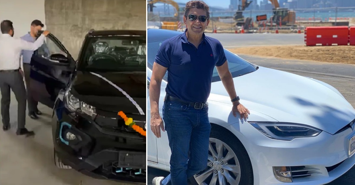 माधुरी दीक्षित के पति डॉ. नेने ने Tata Nexon EV डार्क एडिशन खरीदा: एक बड़े इलेक्ट्रिक कार प्रशंसक हैं