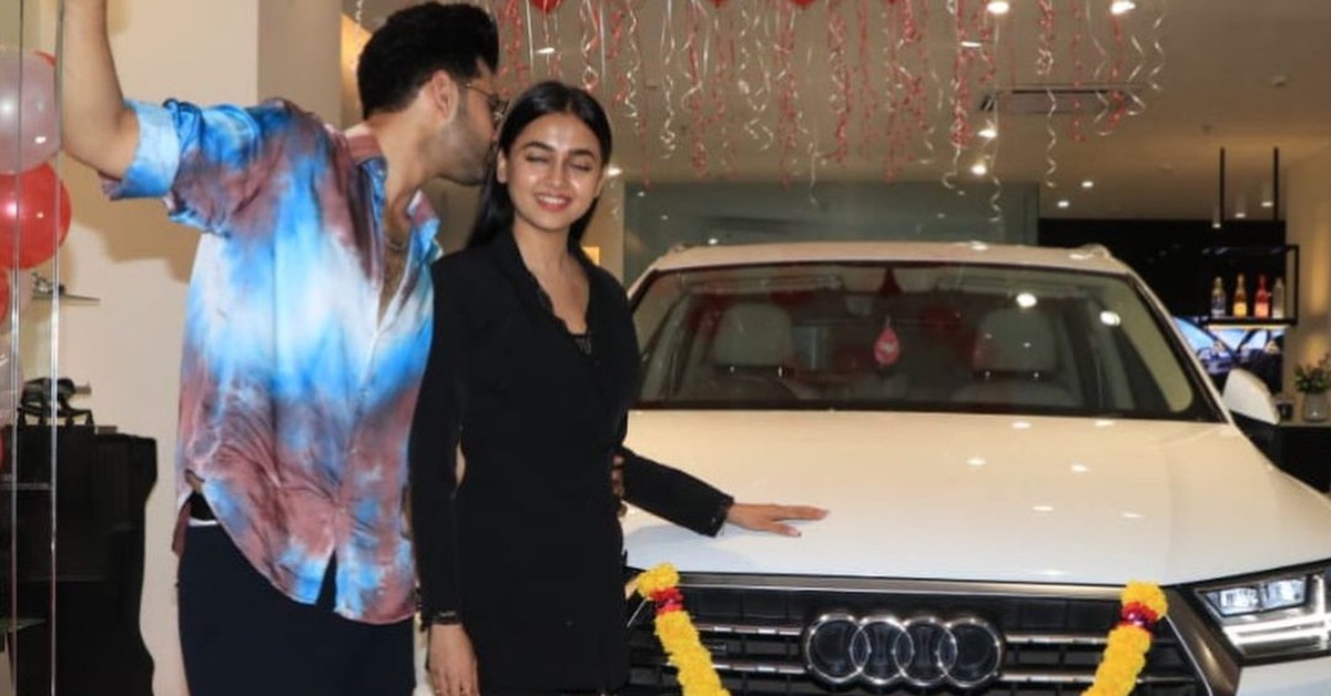 भारतीय अभिनेत्री तेजस्वी प्रकाश ने नई Audi Q7 लग्जरी एसयूवी खरीदी