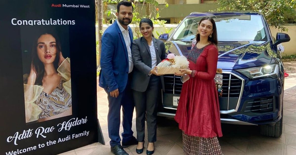 बॉलीवुड अभिनेत्री Aditi Rao Hydari ने Audi Q7 लग्जरी एसयूवी खरीदी
