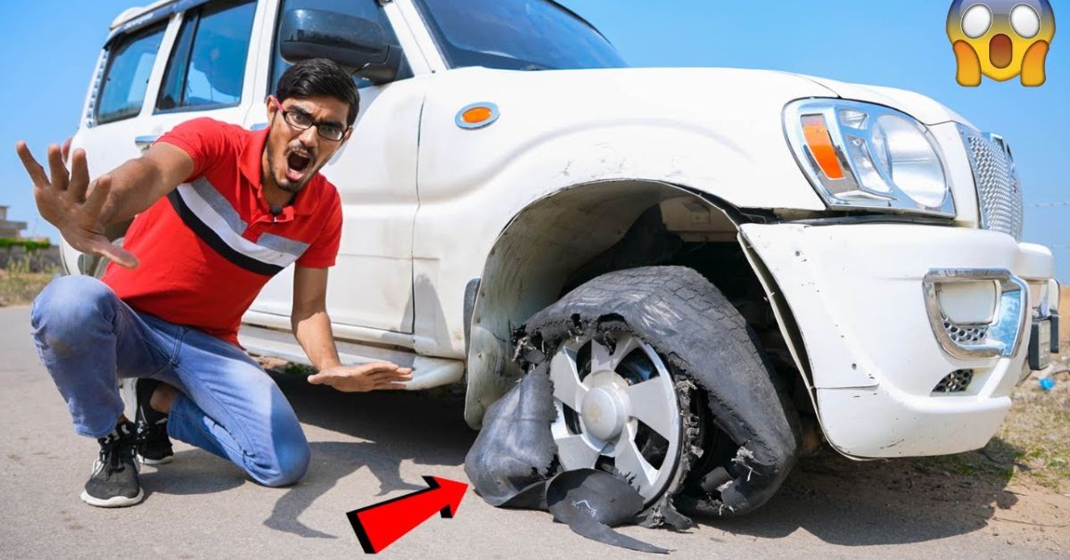 आपको फ्लैट टायर वाली कार क्यों नहीं चलानी चाहिए [वीडियो]