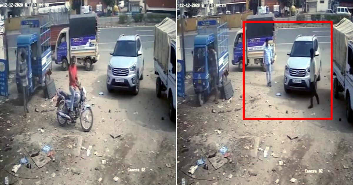 Hyundai Creta के मालिक ने दिन के उजाले में सिर्फ 3 मिनट में घोटाला किया: वीडियो में पकड़ा गया