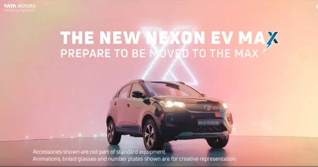 Tata Motors ने Nexon EV Max का पहला टीज़र जारी किया [वीडियो]