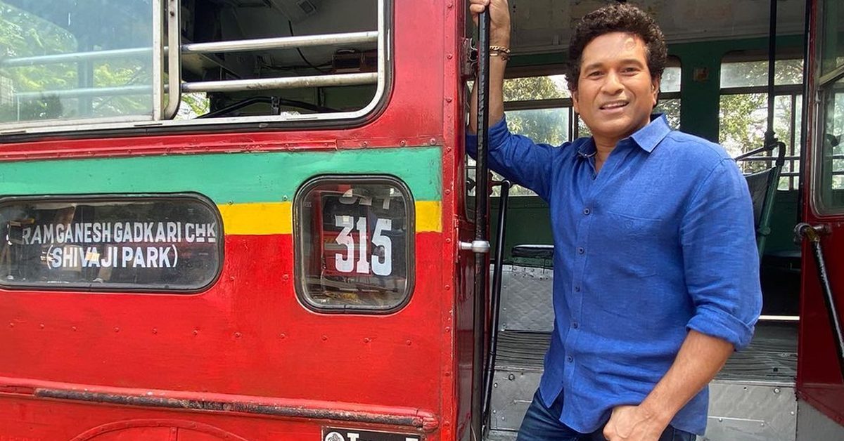 Sachin तेंदुलकर अपने बचपन की दैनिक बस यात्रा पर फिर से जाते हैं: अतीत से विस्फोट [वीडियो]
