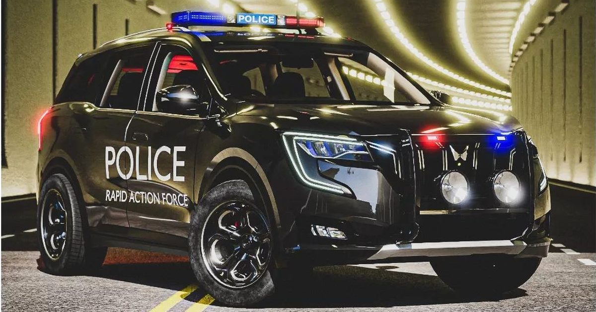 Mahindra XUV700: ये पुलिस कार की तरह कैसी दिखेगी
